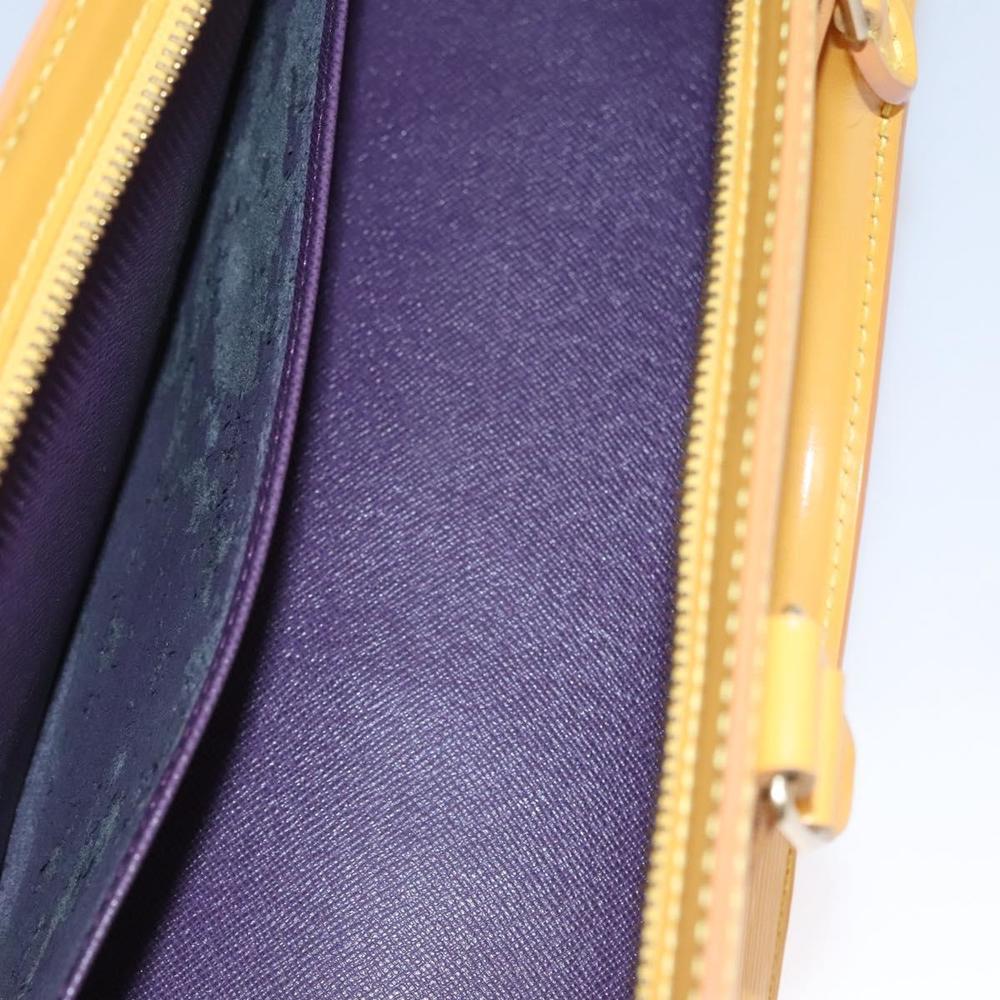 LOUIS VUITTON Epi Sac Triangle Hand Bag Yellow M52099 LV Auth fm4324 - Picture 16 of 16
